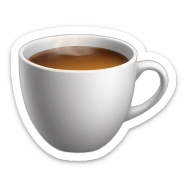 tasse de café en feu sticker