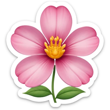 Faça uma flor branca como essa: 🌼 sticker