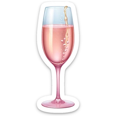 pink champagne emoji sticker