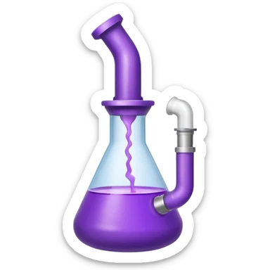 Purple Bong sticker