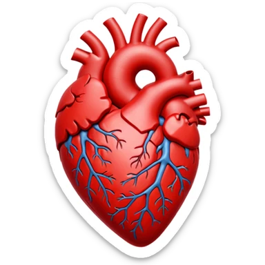 anatomical hear sticker