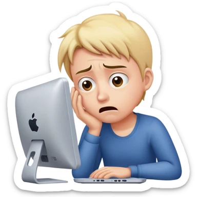 Face you make when losing mapped drives sticker