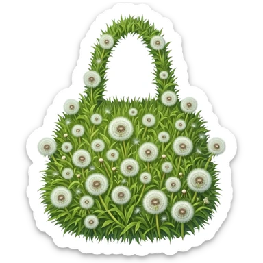 БАБОЧКА ИЗ ОДУВАНЧИКОВ sticker