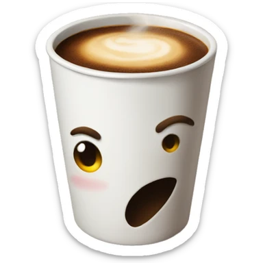 Coffe sticker