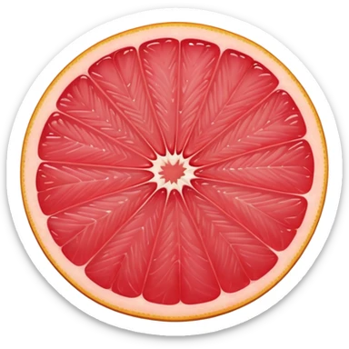 Grapefruit sticker
