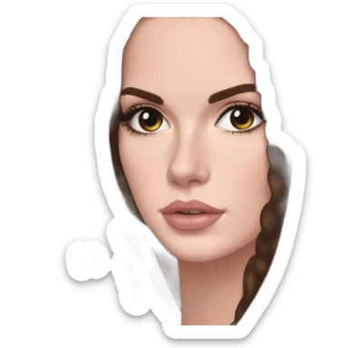 Lana del Rey met gala 2018 sticker