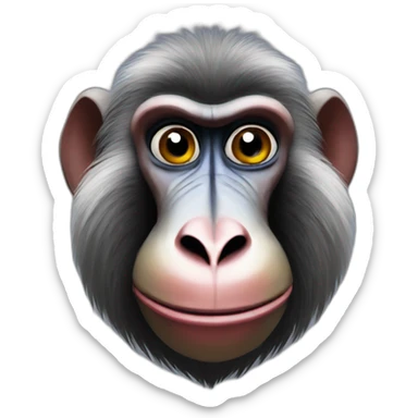 Mandrill sticker