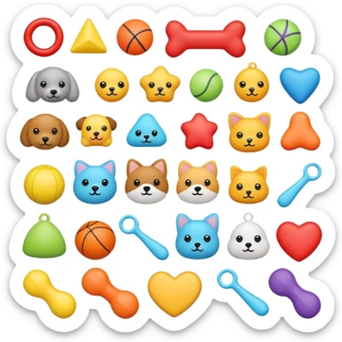 pet toys  sticker