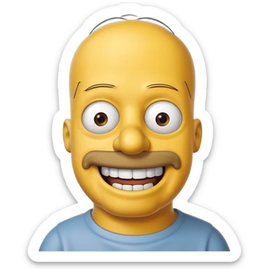the simpsons, Different every character, only one at a time. sticker