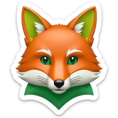 make 100 dollar bill with a small fox head outline in the middle and the fox head is just an outline with no color sticker