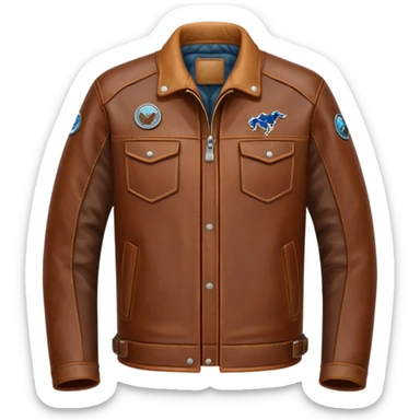 Mustang jacket sticker