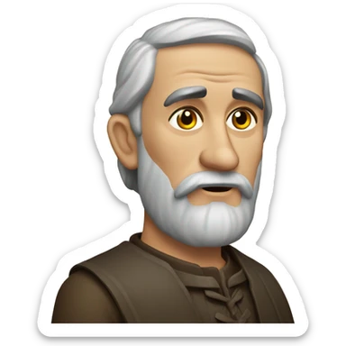 Cruz de borgoña sticker