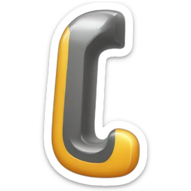 exclamation mark in the form of an iron sticker