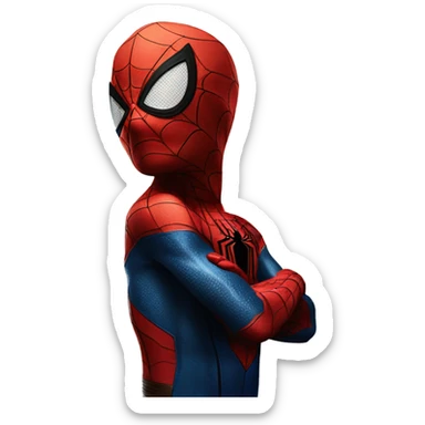 Spider-Man 4k, HD, Hyper Realistic, 8K sticker