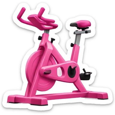pink gym sticker