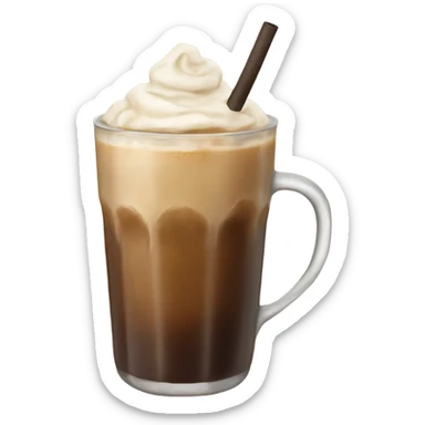 Ice coffee sticker