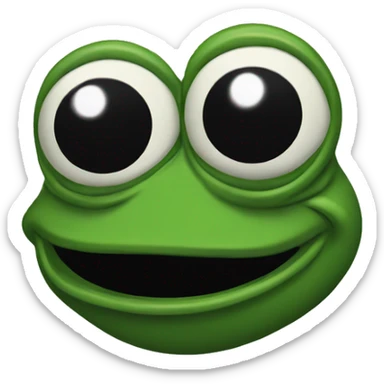 Pepe Frog Onyx sticker