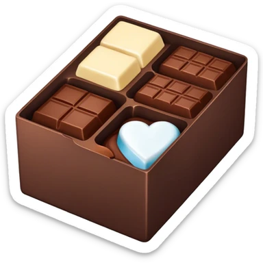 box of chocolates sticker