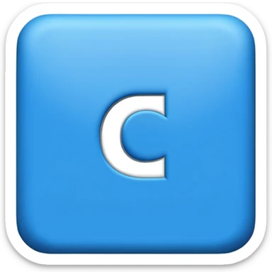 create capital letter  "FO" INSIDE THE BLUE COLOR SQUARE shape sticker