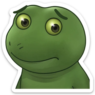 Emoji looking at someone suspiciously  sticker