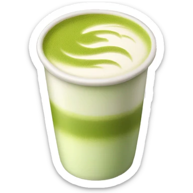 Matcha Latte sticker