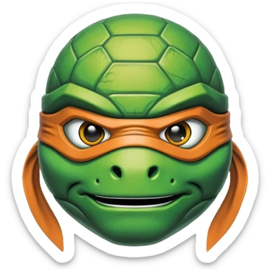 Ninja Turtle Mask sticker
