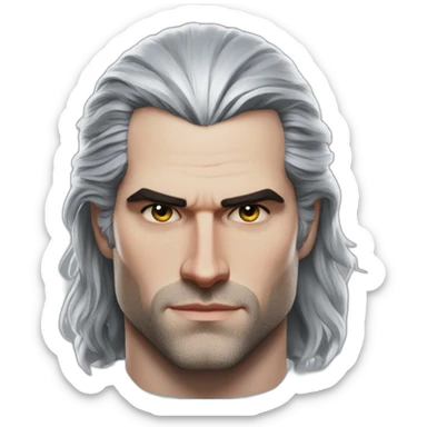 the witcher henry cavill sticker