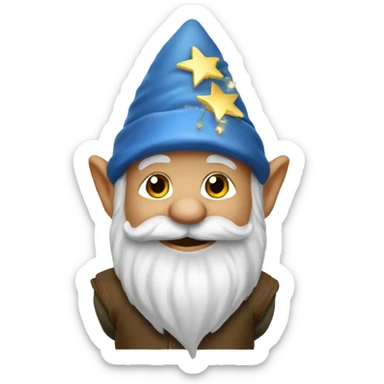 New Year's Gnome sticker
