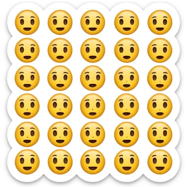 Komik emojiler sticker