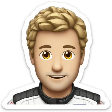 Formula 1 driver sticker