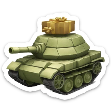 gift tortuga tanque animada sticker