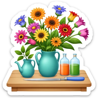 florist supplies sticker