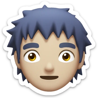 naruto with the word lurk sticker