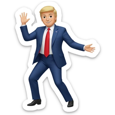 trump dance sticker