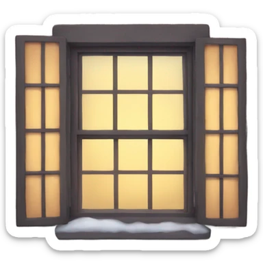 Cozy window  sticker