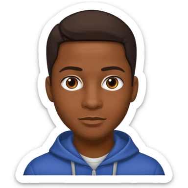 Cedric "K-Ci" Hailey (b.1969) with dark brown hair sticker