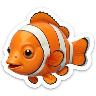 Nemo clownfish sticker