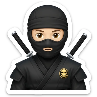 necesito un emoji ninja con el signo de tauro sticker