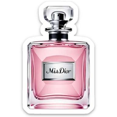 Miss dior perfume sticker