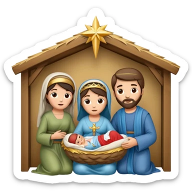 nativity sticker