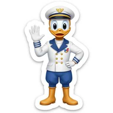 donald duck full sticker