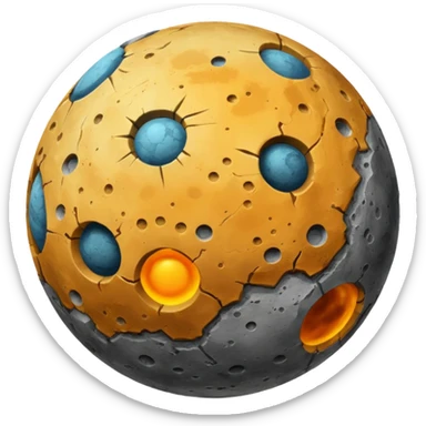 Planet mercur sticker