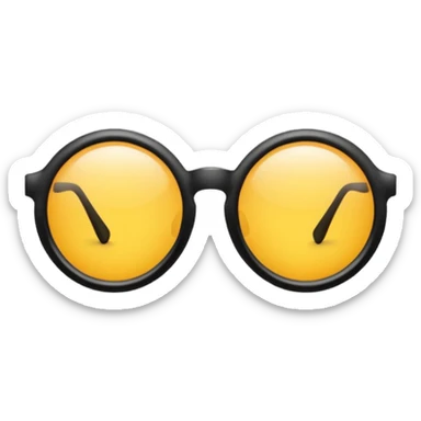 unas gafas sticker