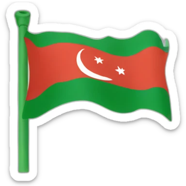 Kashmiri flag sticker