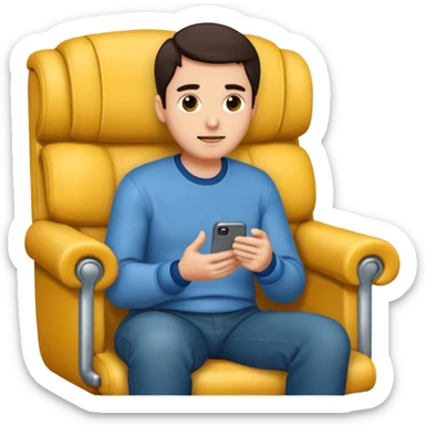 A man insisting to you to sit in his lap empty handed 4 one is good  sticker