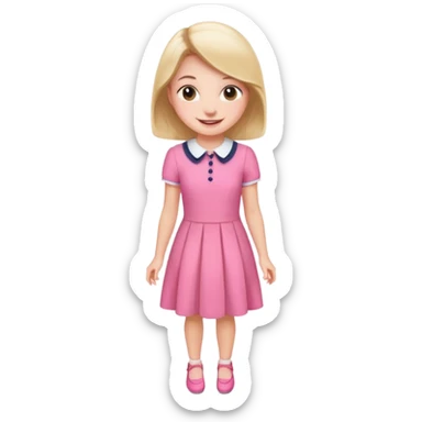 Cute preppy and pink sticker