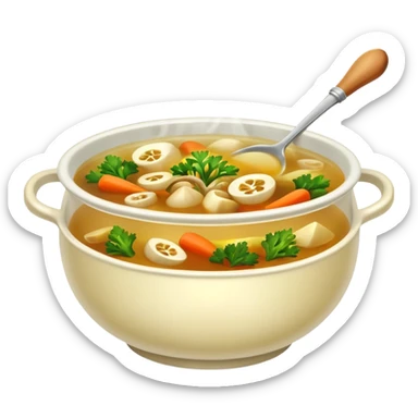 Broth, Soup. sticker