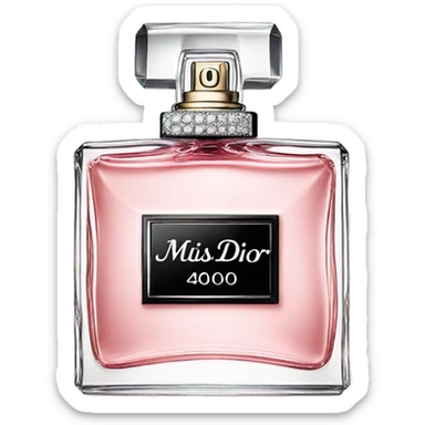 Miss dior perfume sticker