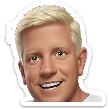 smiling boy meme portrait sticker