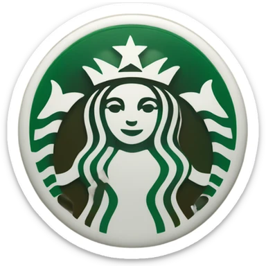 Starbucks logo sticker
